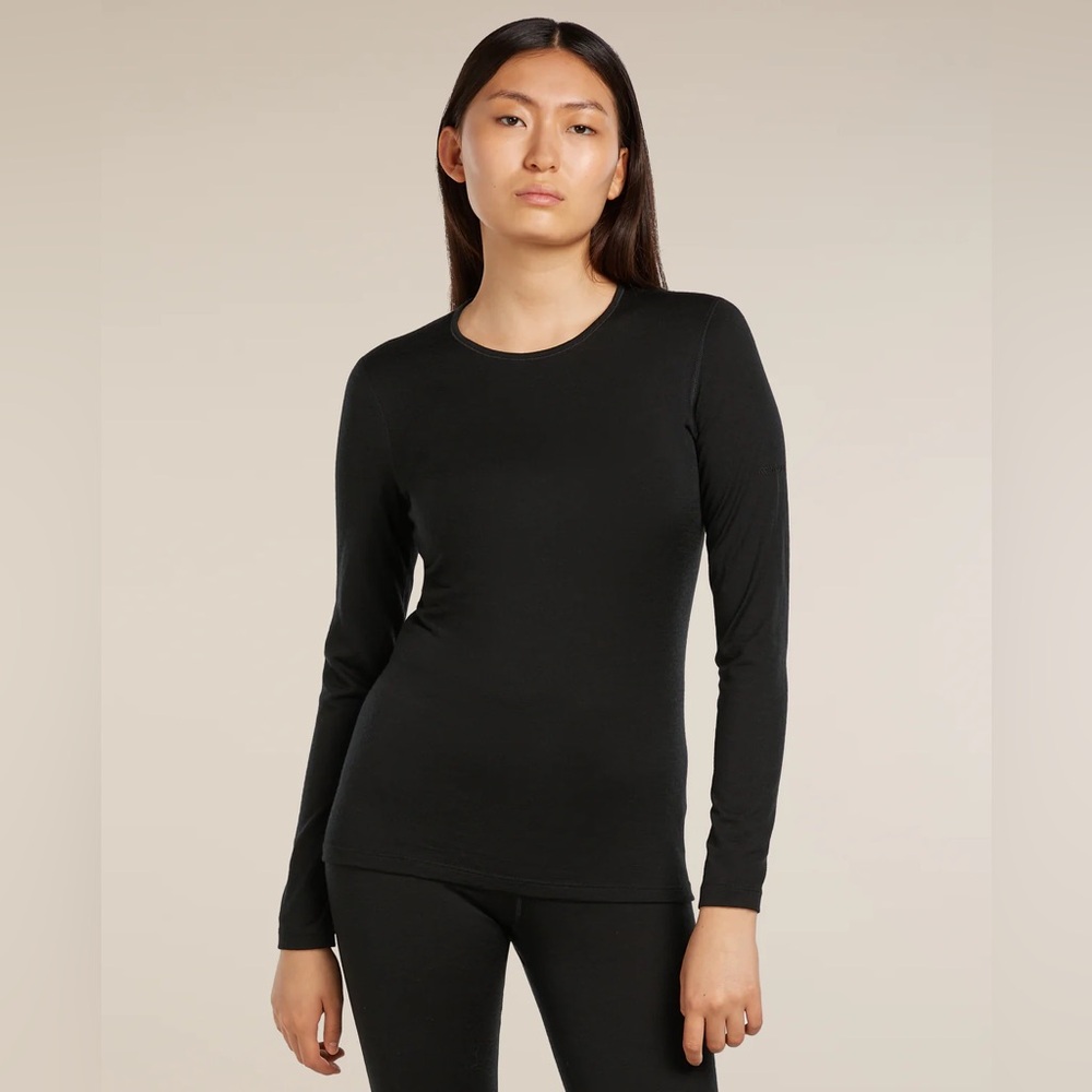 Icebreaker Women’s Merino 200 BodyFit Thermal Crew Top NWT